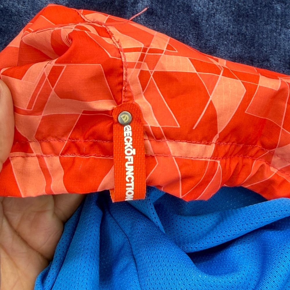 Ecko Function Jacket Mens Medium Orange Geometric… - image 7